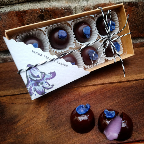 Dark Chocolate Parma Violet Creams