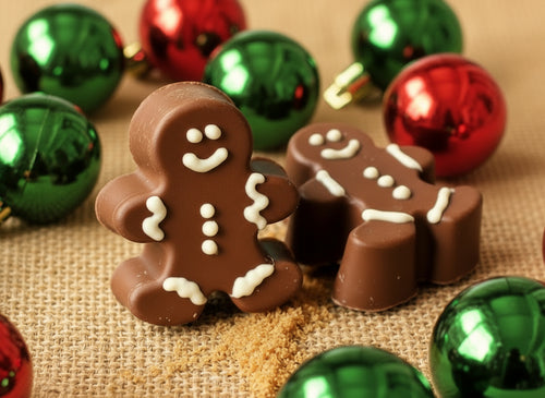 Milk Chocolate Gingerbread Men Truffles