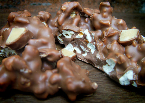 Milk Chocolate Popcorn Fudge Chunks