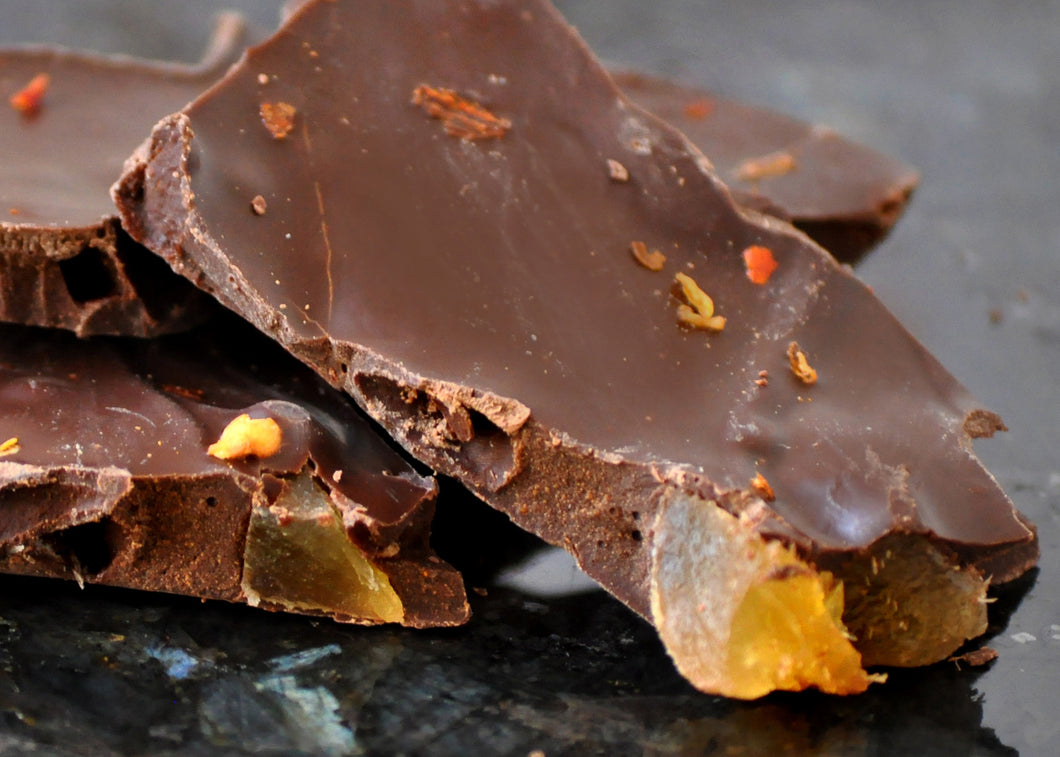 Dark Chocolate Spicy Ginger Shards